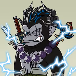 Neo Samurai Monkey #2541