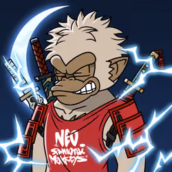Neo Samurai Monkey #654