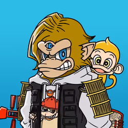 Neo Samurai Monkey #503