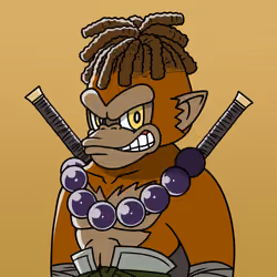 Neo Samurai Monkey #3198