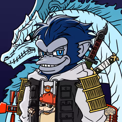 Neo Samurai Monkey #545