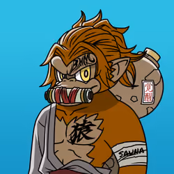 Neo Samurai Monkey #2711