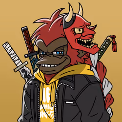 Neo Samurai Monkey #3182