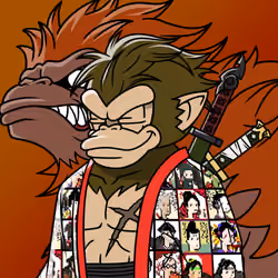 Neo Samurai Monkey #2915