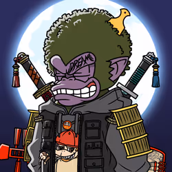 Neo Samurai Monkey #1044