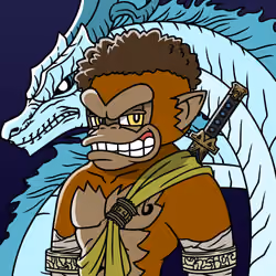 Neo Samurai Monkey #3552