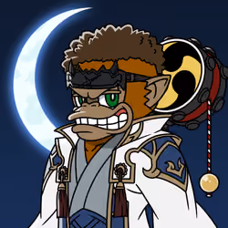 Neo Samurai Monkey #3496
