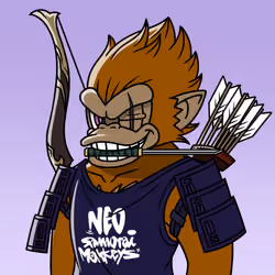 Neo Samurai Monkey #1855