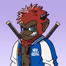 Neo Samurai Monkey #1675
