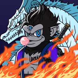 Neo Samurai Monkey #2335