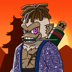 Neo Samurai Monkey #2336