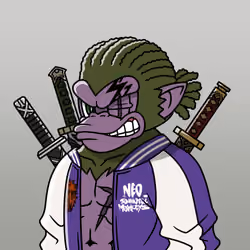 Neo Samurai Monkey #2967