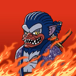 Neo Samurai Monkey #2695