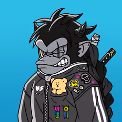 Neo Samurai Monkey #2743