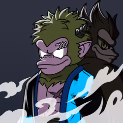 Neo Samurai Monkey #3292