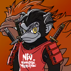 Neo Samurai Monkey #3555