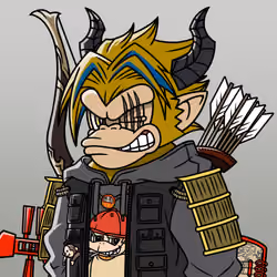 Neo Samurai Monkey #2096