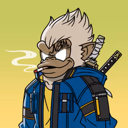 Neo Samurai Monkey #2887