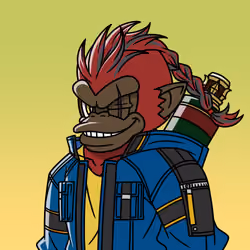 Neo Samurai Monkey #3084