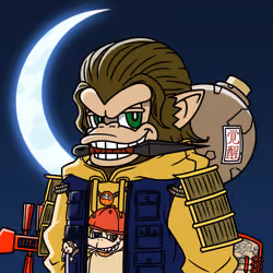 Neo Samurai Monkey #2866