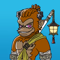 Neo Samurai Monkey #2356
