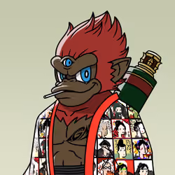 Neo Samurai Monkey #345
