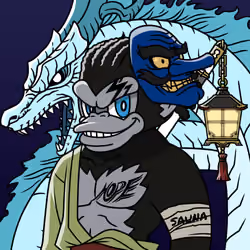 Neo Samurai Monkey #846