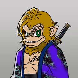 Neo Samurai Monkey #2293
