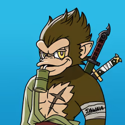 Neo Samurai Monkey #3598