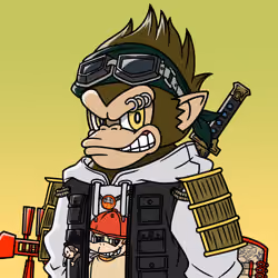 Neo Samurai Monkey #1954