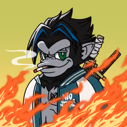 Neo Samurai Monkey #1216