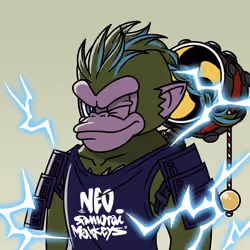 Neo Samurai Monkey #3196