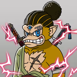 Neo Samurai Monkey #2790
