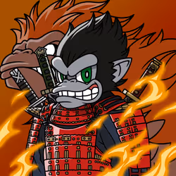 Neo Samurai Monkey #2618