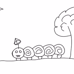 Caterpillar #100
