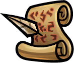 Illegible Scroll