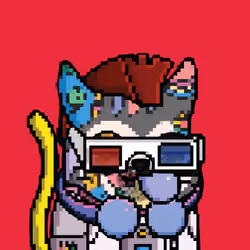 Go Cat Pixel #2033