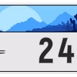 Plate #3085