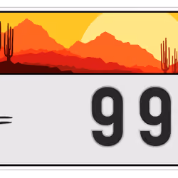 Plate #1070