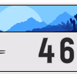Plate #2436