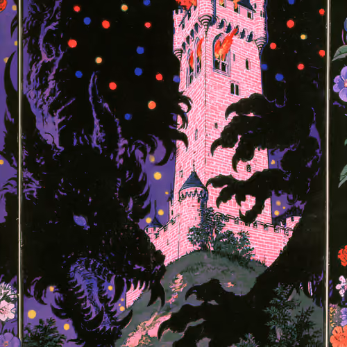 XVI — The Tower (La Maison Dieu)