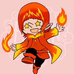 FLAME GOBLIN GIRL #2442
