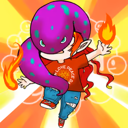 FLAME GOBLIN GIRL #3080