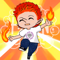FLAME GOBLIN BOY #1206
