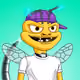 7423