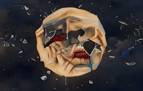 Shattered moon