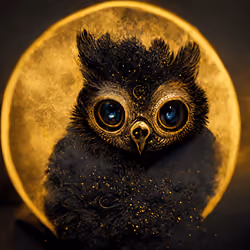 Baby Moon Owls #182