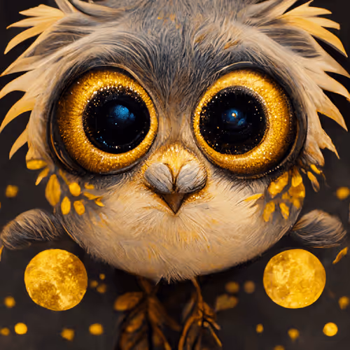 Baby Moon Owls #1078
