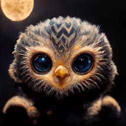 Baby Moon Owls #644