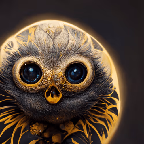Baby Moon Owls